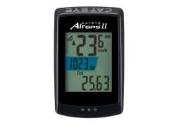 CatEye AirGPS II Ciclocomputer Incl. GPS - Negru