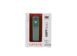Cateye AMPP500 Lampka Przednia Led Baterie - Zielony