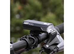 Cateye AMPP500/VIZ150 照明装置 LED 电池 - 黑色