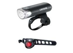 CatEye EL135N/LD160 Zestaw Oswietlenia LED Baterie - Czarny