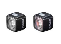CatEye Nano F + Nano60 Juego De Luces 60 Lumen USB