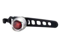 Cateye Orb 尾灯 LED 电池 - 银色/黑色