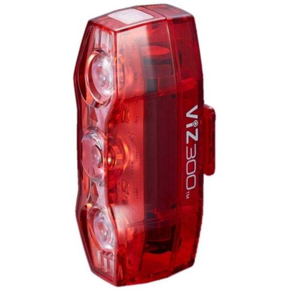 Cateye ViZ300 尾灯 LED USB - 红色