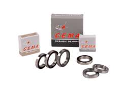 Cema Ball Bearing 16 x 28 x 7mm Steel ABEC5 - Silver