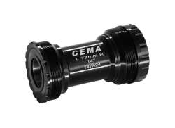 Cema 바텀 브라켓 어댑터 T47A Shimano 77mm 세라믹 - 블랙