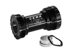 Cema 바텀 브라켓 어댑터 T47A SRAM GXP 77mm 세라믹 - 블랙