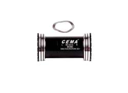 Cema Bottom Bracket Adapter BB386->Rotor 3D &#216;30mm IL Inox Bl