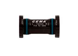 Cema Bottom Bracket Adapter T47 -> Trek FSA386 Inox - Black