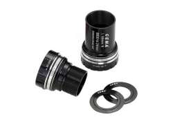 Cema Interlock Acier Inoxydable BB30 Adaptateur Shimano - Noir