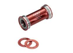 Cema Interlock Acier Inoxydable BB86/92 Adaptateur Shimano - Rouge