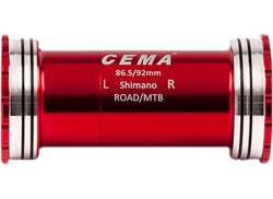 Cema Interlock Ceramic BB86/92 Adapter Sram GXP - Red
