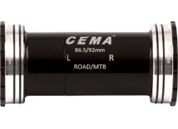 Cema Interlock Inox BB86/92 Adapter Sram GXP - Sort