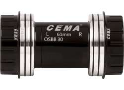 Cema Interlock RVS OSBB Adapter Sram GXP - Zwart