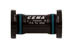 Cema Jeu De Pédalier Adaptateur FSA386 30mm Acier Inoxydable - Noir