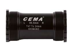 Cema Kranklager Adapter T47 -> Trek SH Keramisk - Svart