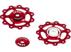 Cema Pulley Wheels Ceramic 9/11S - Red