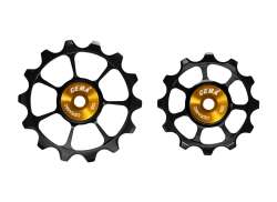 Cema Pulley Wheels Ceramic For. 105/Ultegra - Bl/Gold