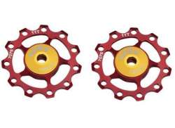 Cema Pulley Wheels Inox 9/11S - Red