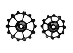 Cema Pulley Wheels Inox For. Sram AXS 12S - Black