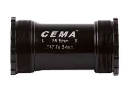 Cema Suport De Bază Adaptor T47 -> Trek Sram GXP Inox - Negru