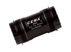 Cema T47 Pedalier Adaptador Shimano Cerámica - Negro