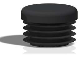 Chike Enchufe 25.4 x 1.2/3.2mm  Para. Tubo - Negro