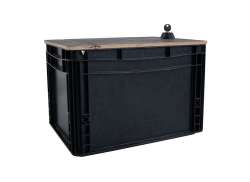 Chike EuroBox Left And Right With Lid - Black
