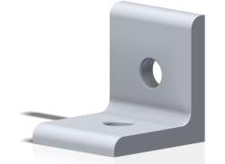 Chike Interior Unghi 90° 40x40x36mm Alu - Negru