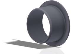 Chike Lagăr De Alunecare Cu Inel 18mm - Negru