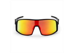 CHPO Henke Radsportbrille Rot Mirror - Schwarz