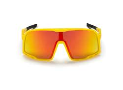 CHPO Henrik Okulary Rowerowe Czerwony Mirror - Z&oacute;lty