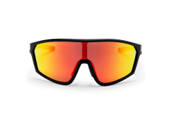 CHPO Vinfred Fietsbril Rood Mirror - Zwart