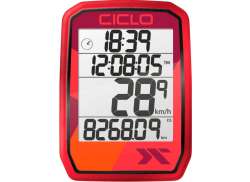 Ciclosport Protos 105 Cuentakil&oacute;metros - Rojo