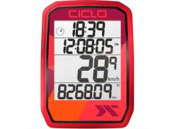 Ciclosport Protos 205 骑行码表 - 红色