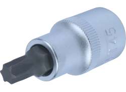 Condor 12033 Socket 1/2\" 55mm Torx T45 - Silver/Black