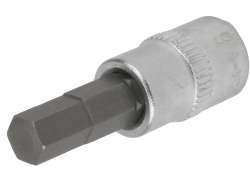 Condor 14022 Socket 1/4\" 6mm Hex - Silver/Black