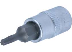 Condor 14033 Hylse 1/4" 37mm Torx T10 - Sølv/Svart