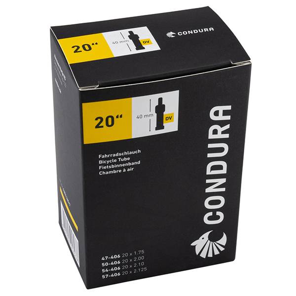 alarm Transparant rekken Condura Binnenband 20 x 1.75 - 2.125" HV 40mm - Zwart kopen bij HBS