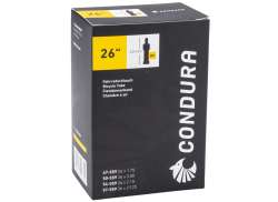 Condura インナー チューブ 26 x 1.75 - 2.125&quot; Dv 40mm - ブラック