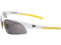 Contec 3DIM Óculos De Desporto + 2 Conjuntos Lentes - Branco/Amarelo