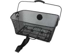 Contec Bicycle Basket For Rear Finely Woven Detachable - Bl