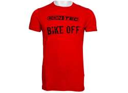 Contec Bike Off T-Shirt Ss (Kr&oacute;tki Rekaw) Red/Black