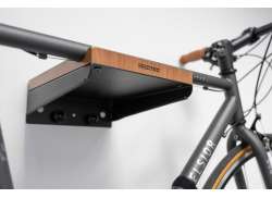 Contec BikeART Shelf Montaggio A Muro Acciaio - Nero/Marrone