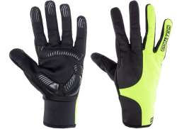 Contec Bleak Touch Safe R Cyklistick&eacute; Rukavice Black/Yellow