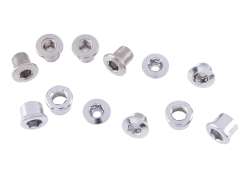 Contec C.Nut Kettingbladbout 4-Braccio Per. 3V Pedivelle - Argento (4)