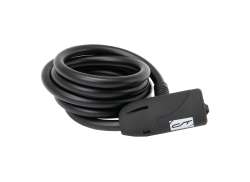 Contec Cable Lock NeoLoc Memory-Cable &#216;15mm x 60cm - Black