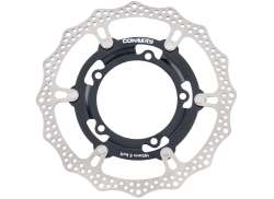 Contec CDR-5B Jarrulevy &Oslash;160mm 5-Reik&auml; Inox - Hopea/Musta