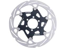 Contec CDR-LW-6B Тормозной Диск &Oslash;160mm 6-Отверстие Нержавеющая Сталь - Черный/Серебряный