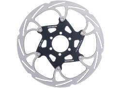 Contec CDR-LW-6B Тормозной Диск &Oslash;180mm 6-Отверстие Нержавеющая Сталь - Черный/Серебряный