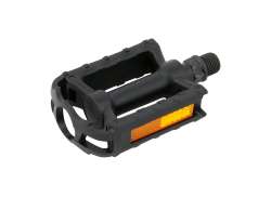 Contec Childrens Pedals CP-010 Plastic with Reflector Black